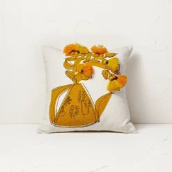 Floral Watering Pitcher Square Throw Pillow With Tassels - Opalhouse™ Designed With Jungalow™ 6 Floral Watering Pitcher Square Throw Pillow With Tassels - Opalhouse™ Designed With Jungalow™ -Opalhouse Sales Store GUEST 295bbf4a 7932 4570 9c93 22f266108cb5