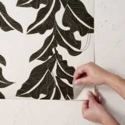Botanical Leaf Peel And Stick Wallpaper Black/White - Opalhouse™ Designed With Jungalow™ -Opalhouse Sales Store GUEST 3095b8ff 6f52 48aa 8a4a 02a4870ccbf4