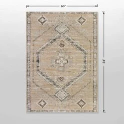 5'x7' Sunset Moroccan Tapestry Rectangular Woven Outdoor Area Rug Light Brown - Opalhouse™ -Opalhouse Sales Store GUEST 600501e1 0d8a 42f2 9afb 1f6245befe8b