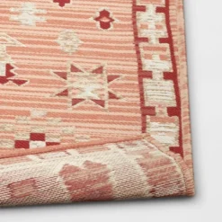 7'x10' Tapestry Rectangular Woven Outdoor Area Rug Red/Pink - Opalhouse™ -Opalhouse Sales Store GUEST 77b641b6 dcd1 40f9 b161 7be739e1e714 1