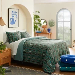 Jungalow Sun In The Water Duvet Cover & Sham Set Teal - Opalhouse⢠Designed With Jungalowā¢