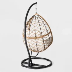 Britanna Patio Hanging Egg Chair - Natural - Opalhouse™ -Opalhouse Sales Store GUEST c4bd566e 91c6 4884 8a0e b0fad9b51e63