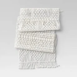 Cotton Macrame Runner White - Opalhouse™ -Opalhouse Sales Store GUEST c5fab824 fe39 4973 9dab 7f6bd6fcfb15