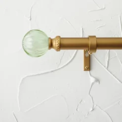 Faux Jade Ball Curtain Rod Brass - Opalhouse™ Designed With Jungalow™ -Opalhouse Sales Store GUEST d7507ef0 fa5a 4b13 920f 0c72746f2e61