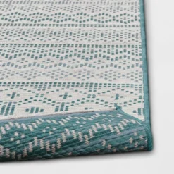 5' X 7' Tapestry Woven Outdoor Rug Aqua - Opalhouse™ 5 5' X 7' Tapestry Woven Outdoor Rug Aqua - Opalhouse™ -Opalhouse Sales Store GUEST d89b2b6c 34c5 4db7 b760 30af76ec6a4a