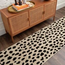 Daffodil Leopard Print Woven Rug - Threshold™ -Opalhouse Sales Store GUEST fd7ce3b6 e6f3 40a7 83d7 ec02ffd3ec0b